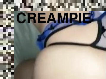 Your favorite lightskin teen gets creampied while strict dad is home part 2........