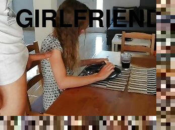 pissing, kjæreste-girlfriend, blond