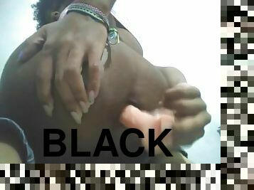 masturbation, vieux, amateur, anal, ébène, énorme-bite, ados, jouet, black, pieds