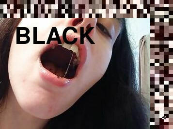 Nasty Full Horror Fetish Black Oil Looking COFFEE SPIT PLAY FETISH VIDEO @ ManyVids PinkMoonLust