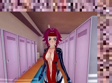 SEX IN THE LOCKER ROOM WITH KALLEN KOZUKI - CODE GEASS PORN