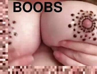 Testing the new boobie pasties