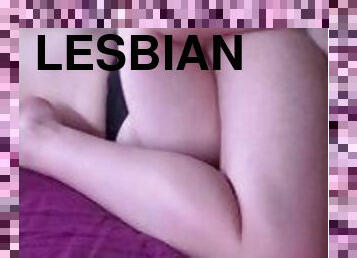 cul, masturbation, orgasme, chatte-pussy, gode-ceinture, amateur, lesbienne, jouet, couple, bout-a-bout