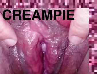 vagina-pussy, amatir, latina, creampie-ejakulasi-di-dalam-vagina-atau-anus-dan-keluarnya-tetesan-sperma, pasangan, sperma, seorang-diri, realitas