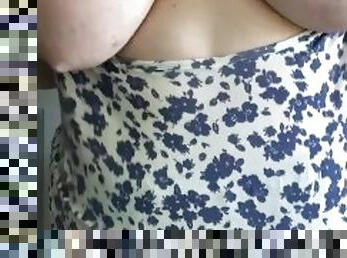 Flashing My Tits Outside - Quick Flash