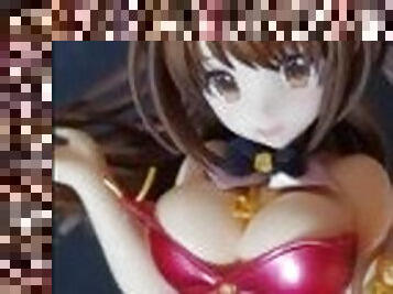 Cumshot from off-screen to Bunny Girl's Big boobs uduki-chan (Figure)