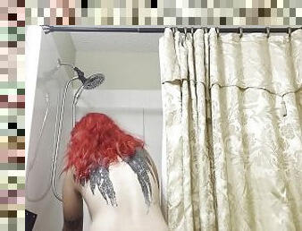 banyo-yapma, amatör, güzellik, orta-yaşlı-seksi-kadın, genç, kam, sapık-voyeur, kızıl-saçlı, soyunma, üniversite