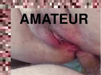 cul, grosse, poilue, chatte-pussy, amateur, anal, milf, maison, ejaculation-interne, belle-femme-ronde