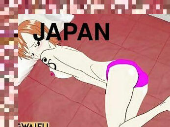 mastürbasyon-masturbation, japonca, kıç, animasyon, pornografik-içerikli-anime