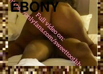 Thick Ebony Riding A Big Dick While Her Boyfriend Records!