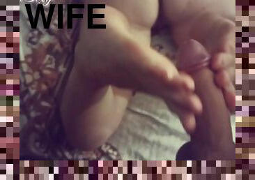 pantat, vagina-pussy, rusia, isteri, amatir, sayang, jenis-pornografi-milf, buatan-rumah, pasangan, kaki