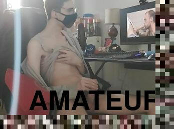 masturbacija, zvijer, amaterski, snimci, veliki-kurac, homo, drkanje, trzanje, kamera, europljani