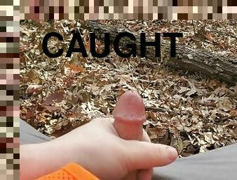 ALMOST CAUGHT Masturbating In A National Forest During Deer Hunting Season