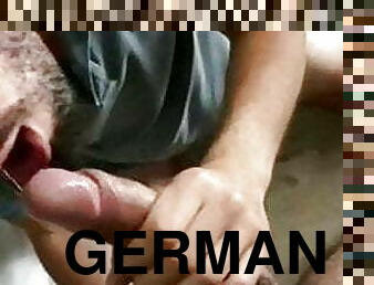 german fag sucking fat cock