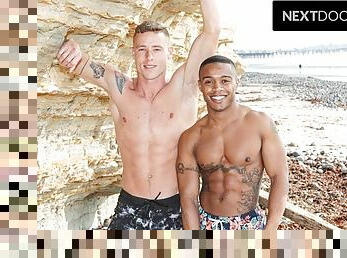 Beach Bros Enjoy Each Other's Body! - NextDoorBuddies