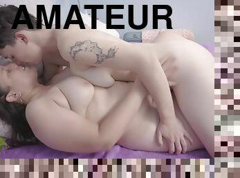 Amateur Fat All Natural Lesbians Luca & Violette Make Love