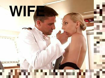 Pilot Fucks Blonde Housewife With Passion
