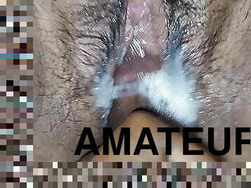 feit, hårete, svær, orgasme, gravid, pussy, amatør, cumshot, stor-pikk, latina