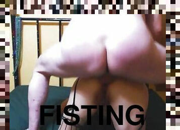 ekstrem, fisting, amatør, anal, par, knulling-fucking, smerte, røff