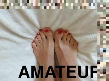 asiatique, amateur, milf, bdsm, esclave, pieds, point-de-vue, ejaculation, fétiche, branlette-avec-les-pieds