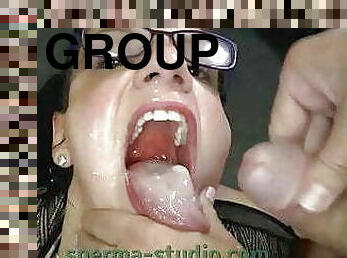 seks-partili-alem, parti, sekreter, üstüneyüzüne-boşalma, zorluk-derecesi, porno-yıldızı, almanyalı, toplu-cinsel-ilişki, grup-sex, meni