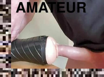 mastürbasyon-masturbation, amatör, oyuncak, almanyalı, mastürbasyon, tek-kişilik