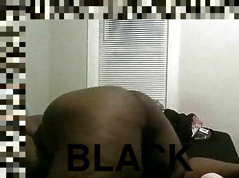 Black chub twerks like the stallion 