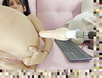 kadının-cinsel-organına-dokunma, boşalma, amcık-pussy, anal, parmaklama, sikişme, web-kamerası, makineler