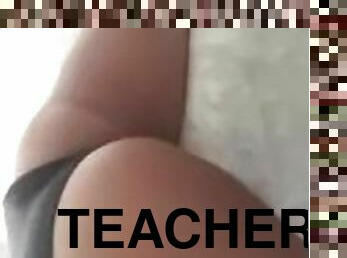 culo, profesora, amateur, babes, a-solas, morena