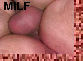 hundestilling, gammel, anal, milf, creampie, synsvinkel, ung-18, ældre, gammel-og-ung, cougar