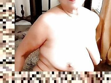 tetas-grandes, masturbación, orgasmo, coño-pussy, maduro, abuelita, madurita-caliente, latino, regordeta, bragas