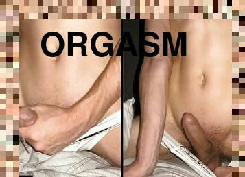 orgasm, amatör, cumshot, gigantisk-kuk, avrunkning, smutsig, college, sprut, kåt, ensam