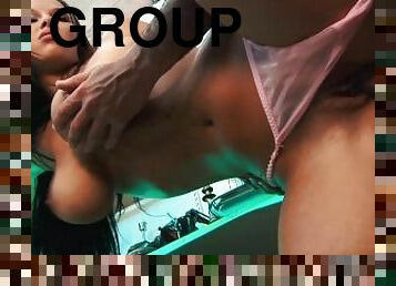 Big Tits hottie perfect Group Sex Orgy Hardcore