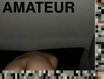 amateur, gay, voiture, solo, banquette-arrière