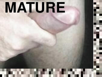 Solo male masterbation closeup