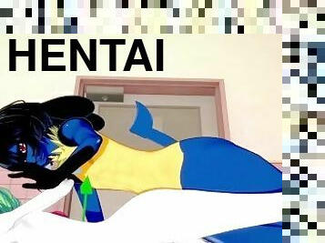 Pokemon Hentai Furry Yiff - Lucario sex in the restroom - Manga anime Japanese asian porn