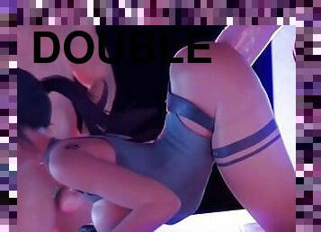 ?MMD R-18 SEX DANCE?DOUBLE INTENSE FUCK BIG BROKEN ASS ?????????? [MMD]