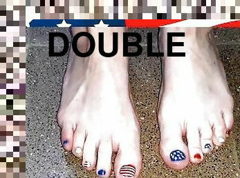 American Footjob