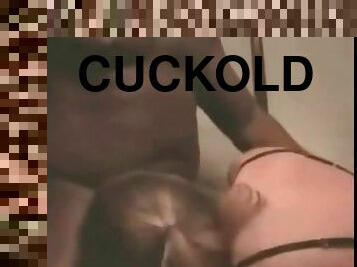 Sissy cuckold wife pounded by group of BBC thugs