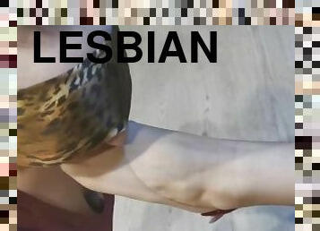 lesbian, gul, aýak, fetiş, üstün-bolmak, aýagyň-barmaklary