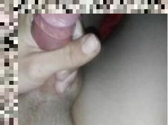 Edging, soft moans and precum