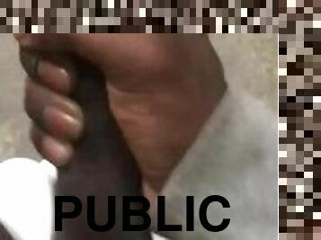 masturbation, public, amateur, ébène, énorme-bite, ados, black, point-de-vue, horny, solo