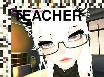 Horny Teacher fucks you after class - Hentai JOI [VRchat erp, ASMR, POV, Vtuber, School Cosplay]