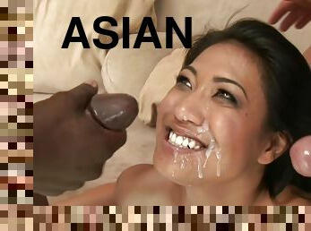 Lyla Lei In Slinky Asian Babe Getting Double Penetrat
