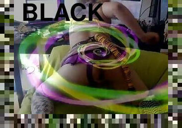 Black new world Order Anal Warmup Ass Plug Twerking brainwash sissy shemale