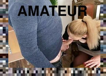 amatør, blowjob, stor-pikk, pornostjerne, blond, søt-sweet, tattoo, pikk, røff