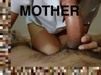 asiático, mamá, corrida, hentai, madre, realidad