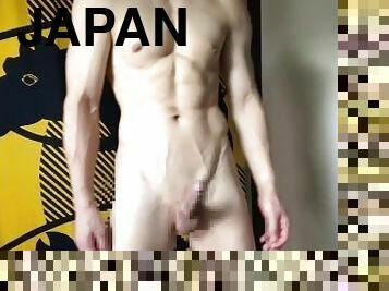 asiatique, masturbation, amateur, gay, japonais, branlette, solo, musclé, réalité