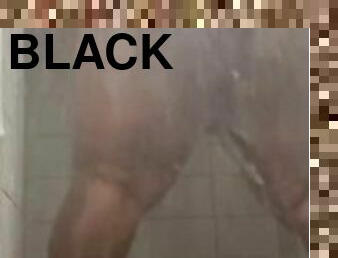 Fat Black Ass Twerking In Shower