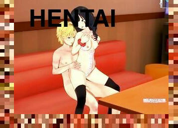 velike-sise, pušenje, tinejdžeri, japanci, krempita, par, animacija, hentai, slatko, 3d